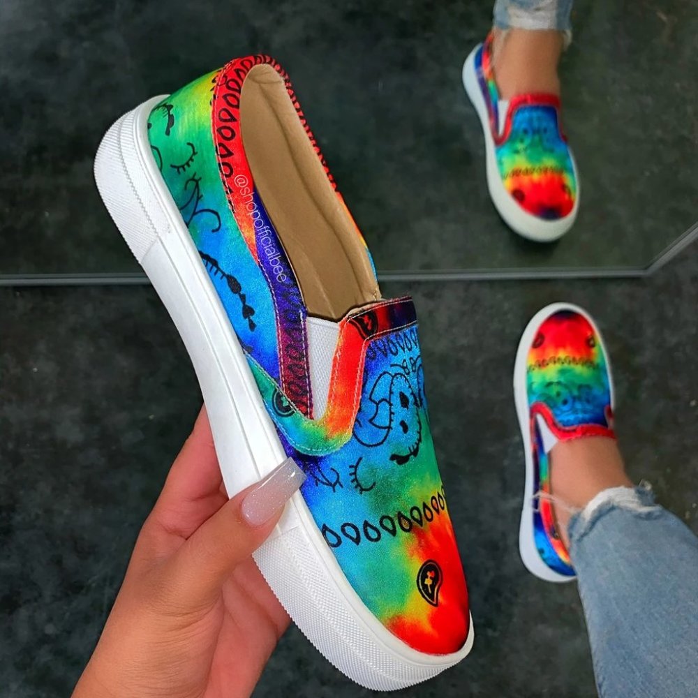 Rainbow bandana Vans